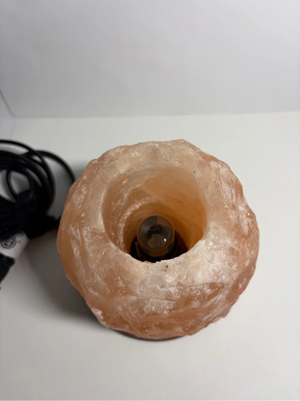 Natural Himalayan Salt Candle Holder - Pink